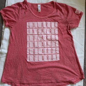 LulaRoe T Shirt "Inspire" L EUC